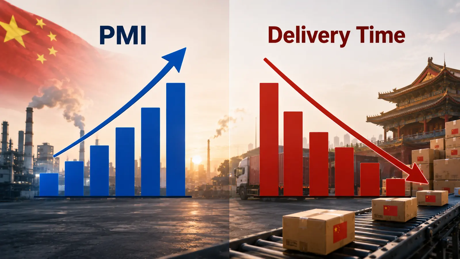 Chinas PMI bei 49,8: Was die August-Daten für Lieferzeiten bedeuten
